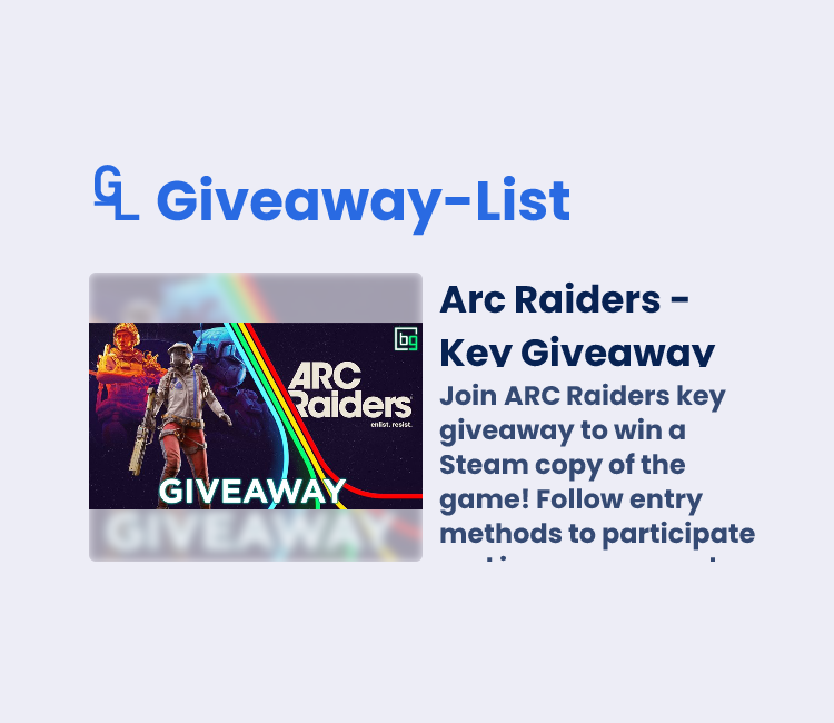 Arc Raiders - Key Giveaway - Gleam