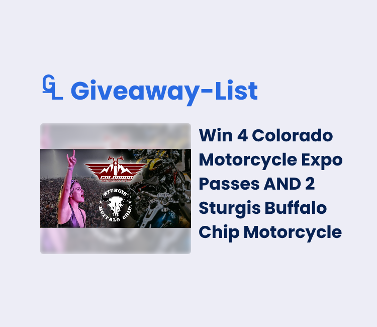 Win 4 Colorado Motorcycle Expo Passes AND 2 Sturgis Buffalo Chip ...