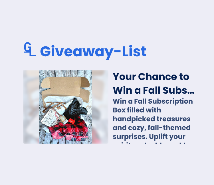 Your Chance to Win a Fall Subscription Box (2 Winners!) - Kingsumo Giveaway
