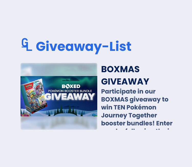 BOXMAS GIVEAWAY 🎁 - Gleam Giveaway
