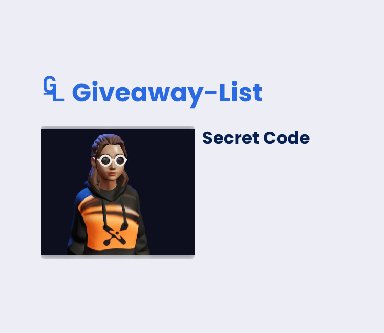 Secret Code - Gleam Giveaway