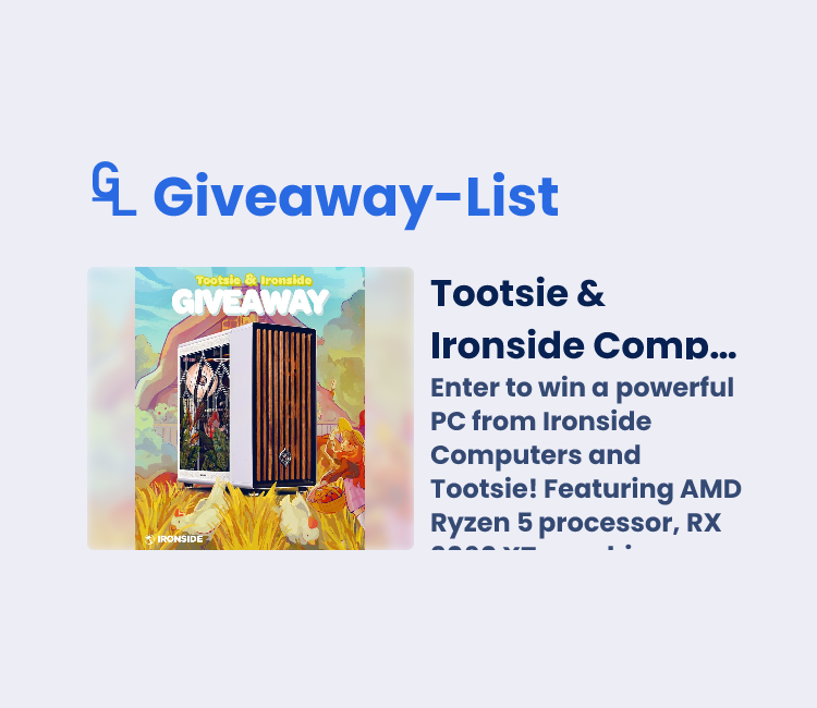 Tootsie Ironside Computers PC Giveaway Gleam Opengraph Image