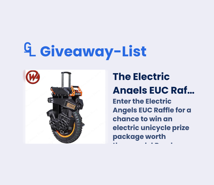 The Electric Angels EUC Raffle - Gleam Giveaway