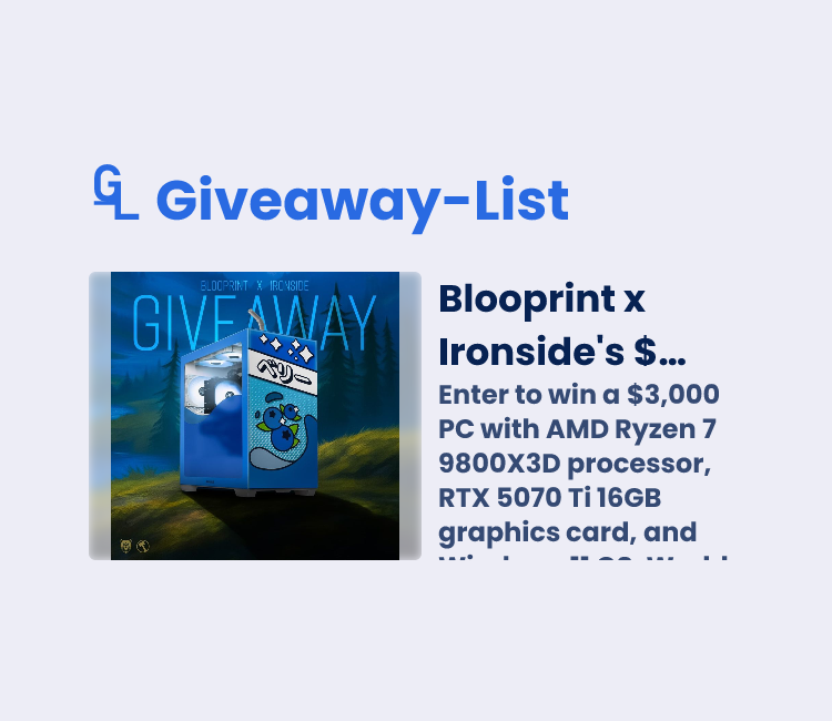 Blooprint x Ironside's $3,000 PC Giveaway! - Gleam