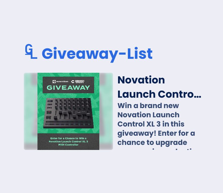 Novation Launch Control XL 3 Giveaway - Gleam