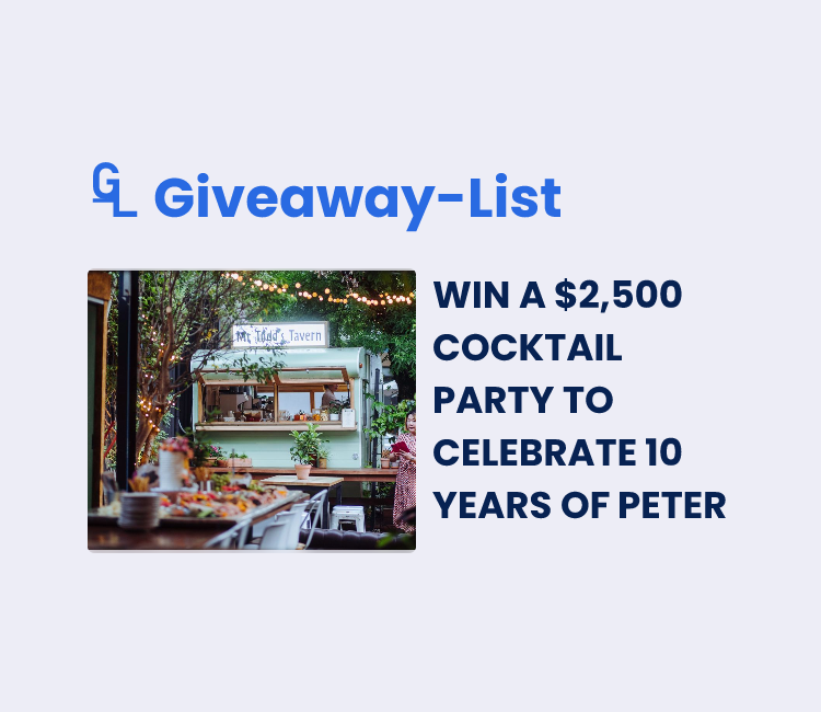 WIN A $2,500 COCKTAIL PARTY TO CELEBRATE 10 YEARS OF PETER RABBIT ...