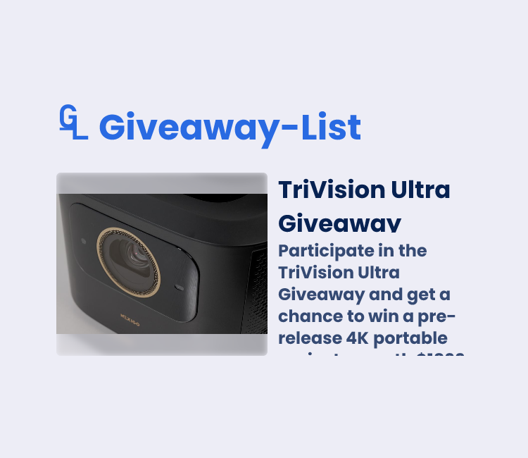 TriVision Ultra Giveaway - Gleam