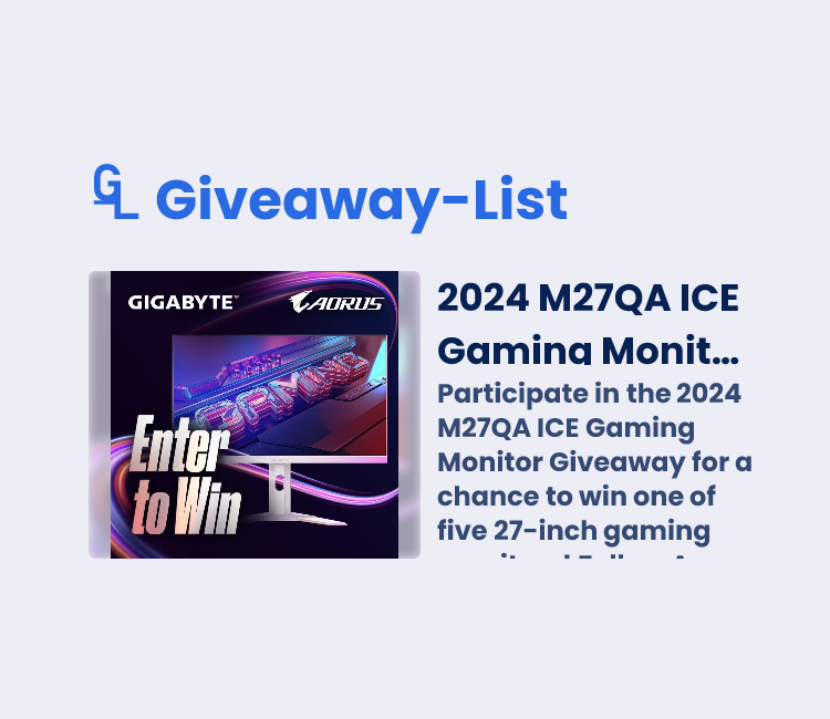 2024 M27QA ICE Gaming Monitor Giveaway - Gleam