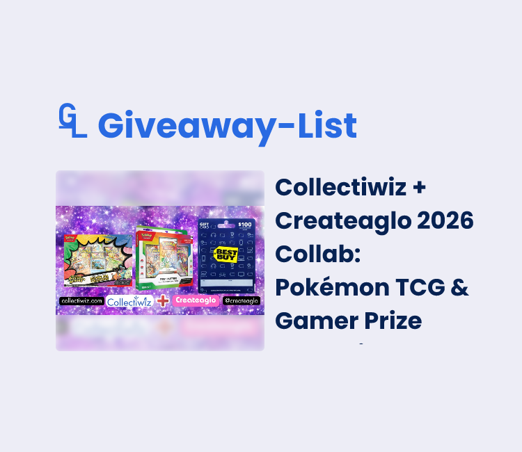 Collectiwiz™ + Createaglo 2026 Collab: Pokémon TCG & Gamer Prize Pack ...