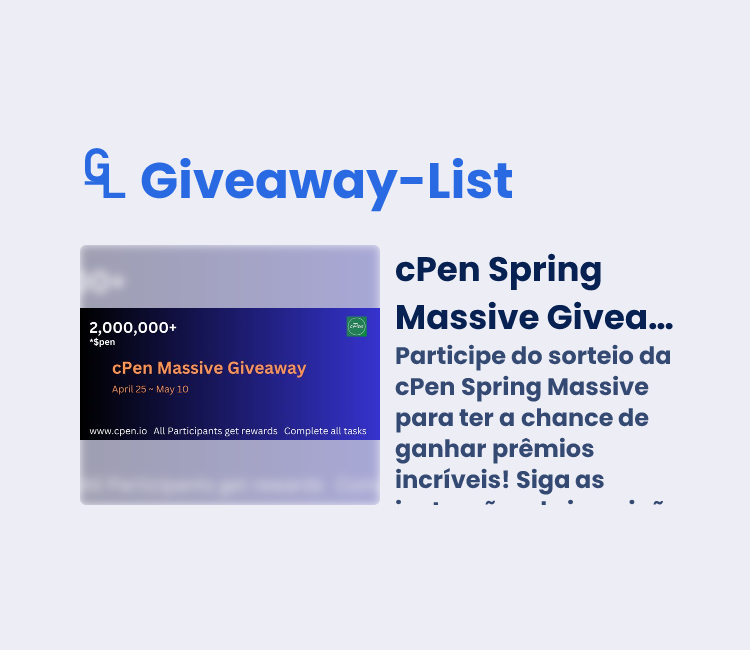 cPen Spring Massive Giveaway - Gleam