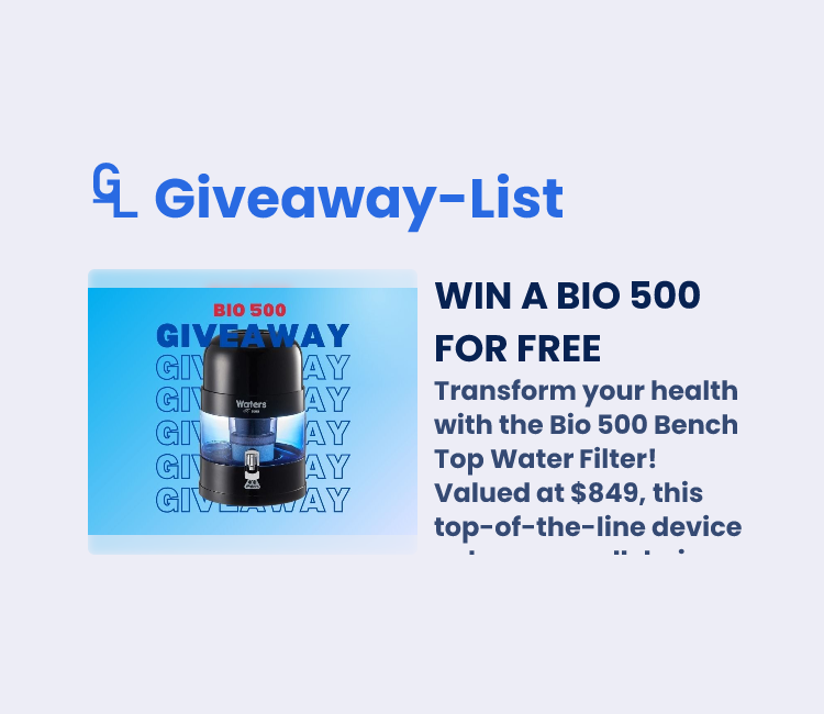 WIN A BIO 500 FOR FREE - Gleam Giveaway