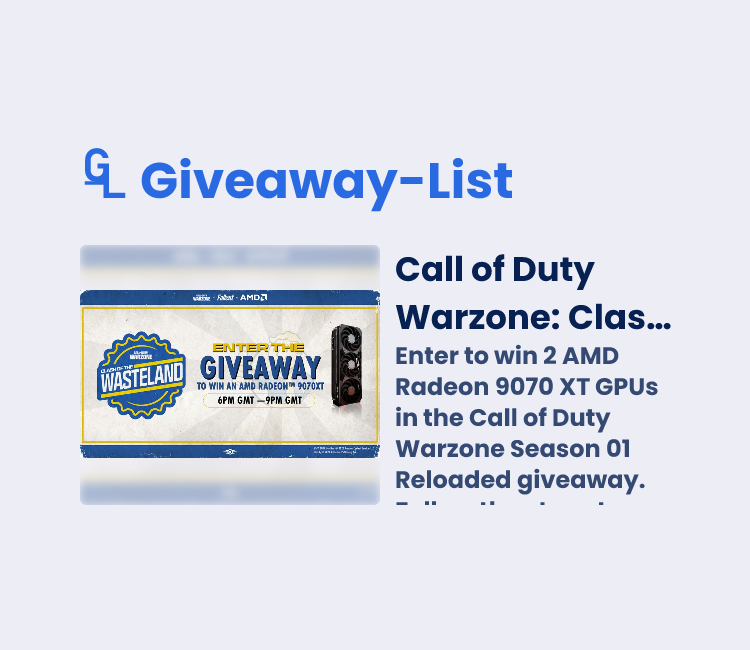 Call of Duty Warzone: Clash Of the Wasteland - Gleam Giveaway