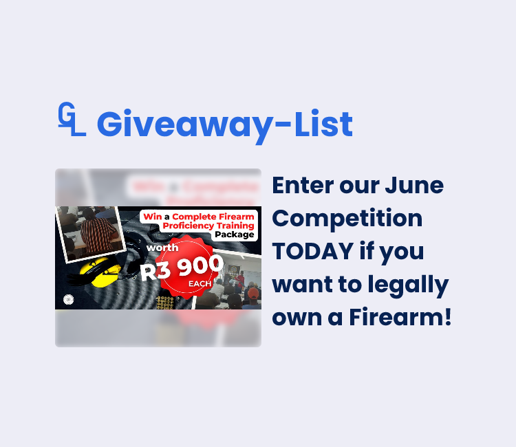 Enter our June Competition TODAY if you want to legally own a Firearm ...