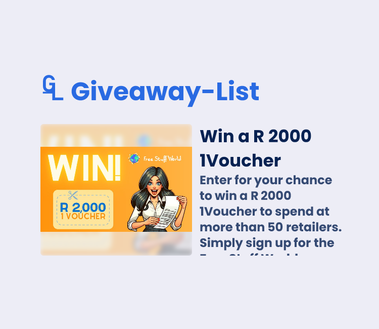 Win a R 2000 1Voucher - Kingsumo Giveaway