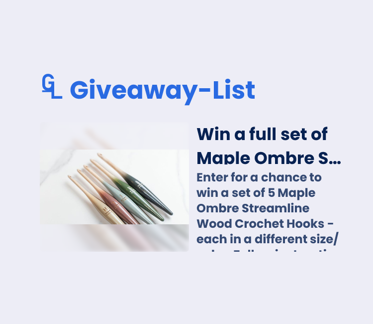 Win a full set of Maple Ombre Streamline Wood Hooks - Kingsumo Giveaway